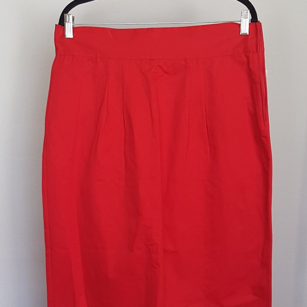 HEARTBREAKER Pencil Skirt Sz 1X NWT Side Zip PIN UP GIRL Sexy Wiggle